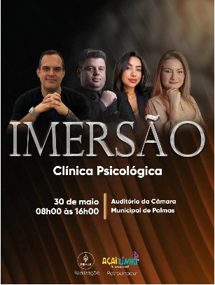 Material de divulgação da Imersão Clínica Psicológica