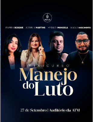 Material de divulgação da edição Manejo do Luto